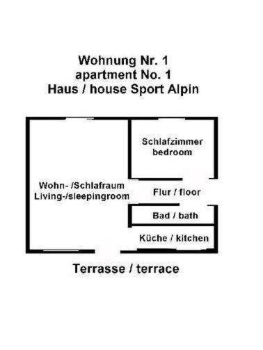 Sport Alpin Wohnung 1 Oberstdorf Exterior foto